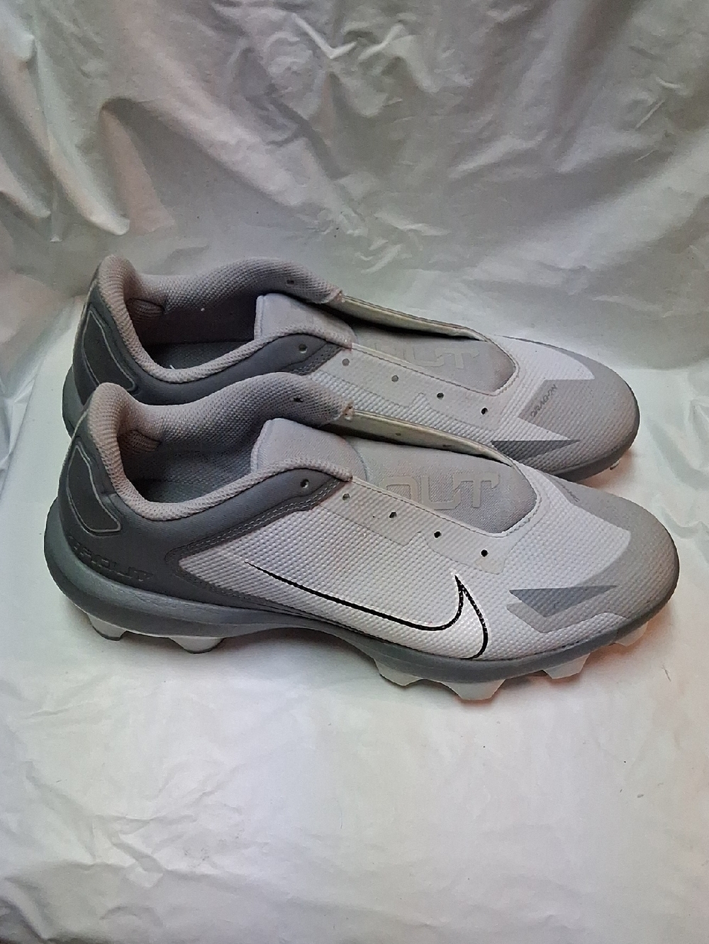 Nike Force Trout 8 Pro Mold Baseball Cleats Men's Gray/Light Gray Sz 10 NWOT